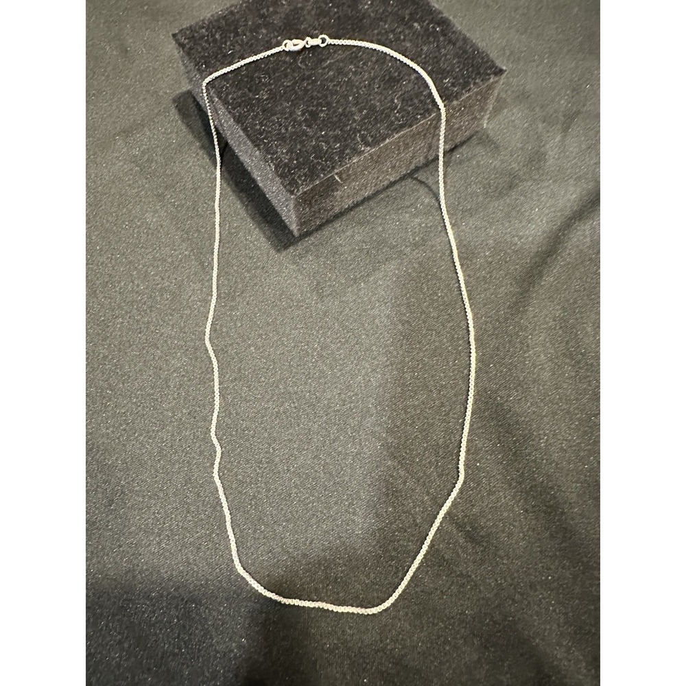 925 Italy Sterling Silver Neclace Box Chain